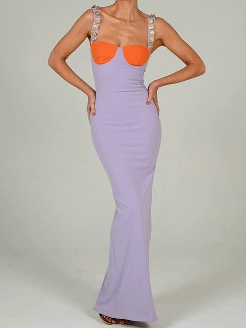 Elegant Strapless Sexy Maxi Dress